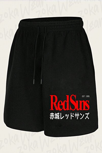ZOKAWEAR Unisex σορτς με στάμπα Initial D Akagi Redsuns