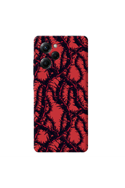 Other Xiaomi Poco X5 Pro Prickly ivy Red Colored Silicone TPU Θήκη