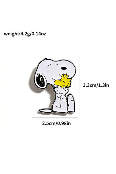Choice3 Bandai Dog Brooches Snoopy Cute Anime Dog Cartoon Enamel Pins - Colle...