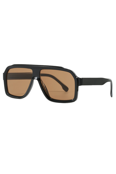 Choice8 brown 1/6pcs Oversized Square Sunglasses Women Men Thick Frame Brand ...
