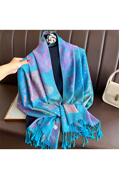 Choice 70x180cm T496-10 2025 Luxury Thick Cashmere Scarf Women Print New Wrap...