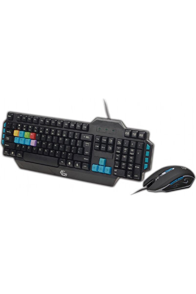 Gembird KBS-UMG-01 Σετ πληκτρολογίου και ποντικιού gaming (Αγγλικό US)