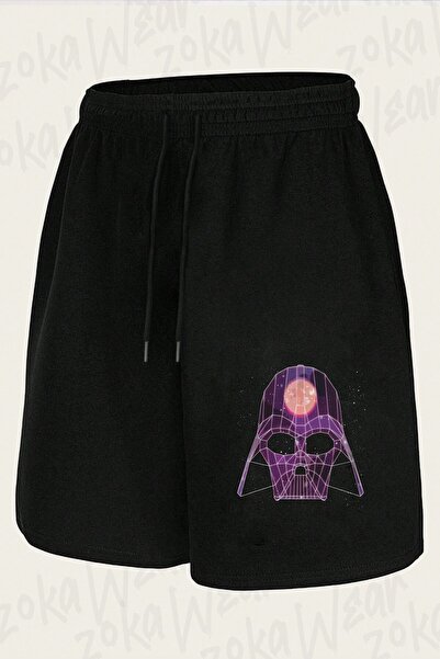 ZOKAWEAR Unisex Star Wars (Dart Vader) 0 Design Printed Shorts