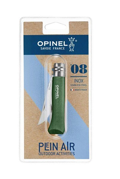 OEM Cutit pliabil Opinel Colorama 08, maner lemn de carpen, sistem blocare Vi...