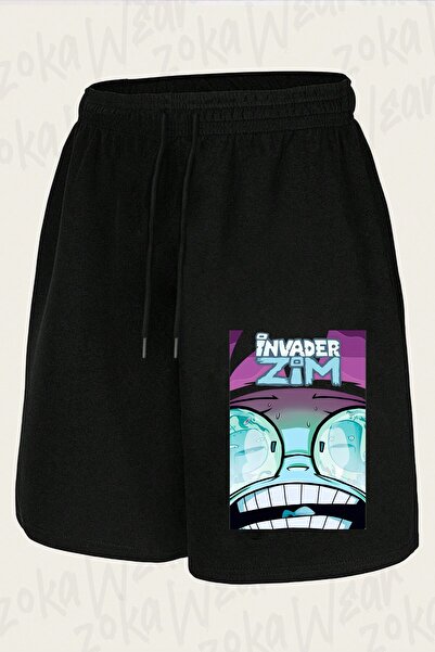 ZOKAWEAR Unisex σορτς με στάμπα Invader Zim v12