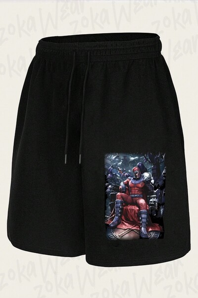 ZOKAWEAR Unisex Magneto Design Printed Shorts