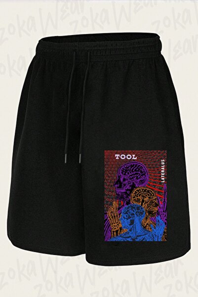 ZOKAWEAR Unisex Lateralus V2 Tool Design Printed Shorts