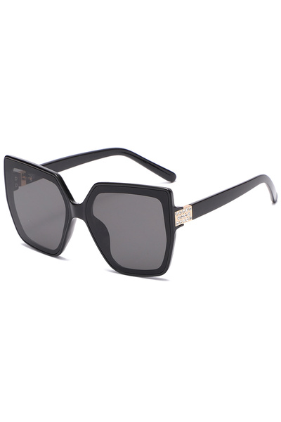 Choice1 show as picture black Fashion Square Gradient Sunglasses Women Luxury...