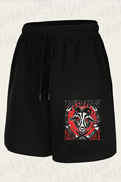 ZOKAWEAR Unisex Melvins Design Printed Shorts