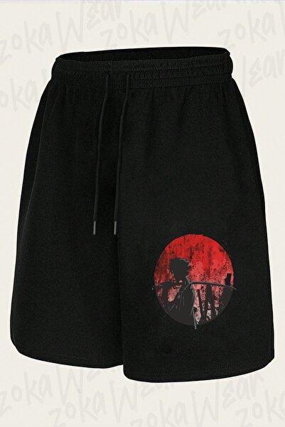 ZOKAWEAR Unisex Samurai Champloo Muge Design Printed Shorts