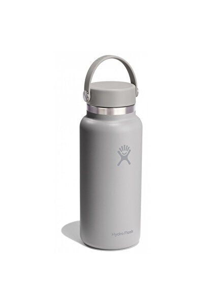 Hydro Flask Bidon Wide Mouth, 0,946 l, izolare 12h cald, 24h rece, gri, 9,1x2...