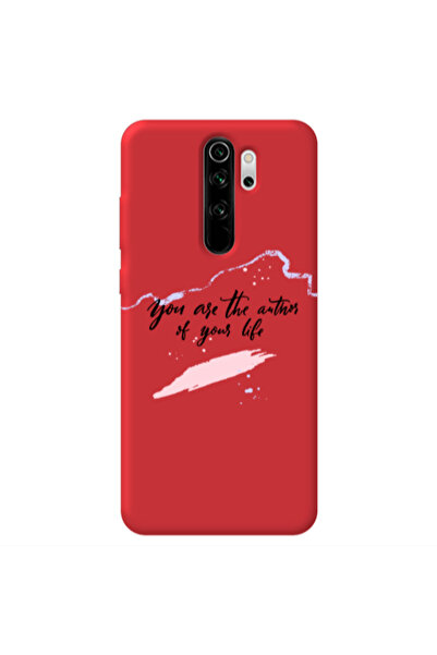 Other Xiaomi Redmi Note 8 Pro You are the authors Red Colored Silicone TPU Θήκη