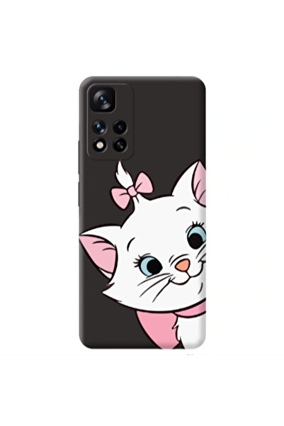 Other Xiaomi Redmi Note 11 Pro 5G I am here Black Colored Silicone TPU Θήκη