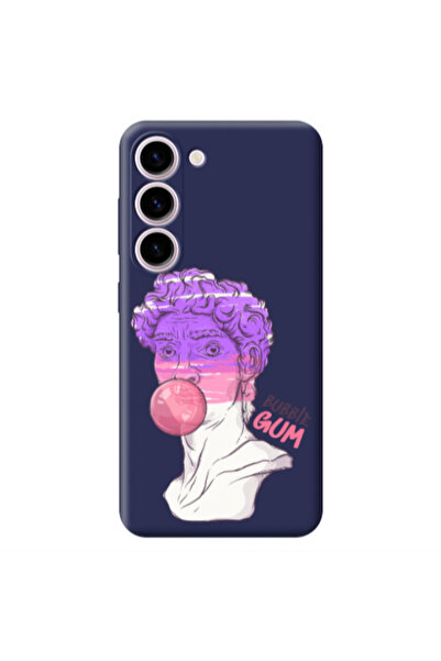 Other Samsung S23 Pin Bubble Dark Grey Colored Silicone TPU Θήκη