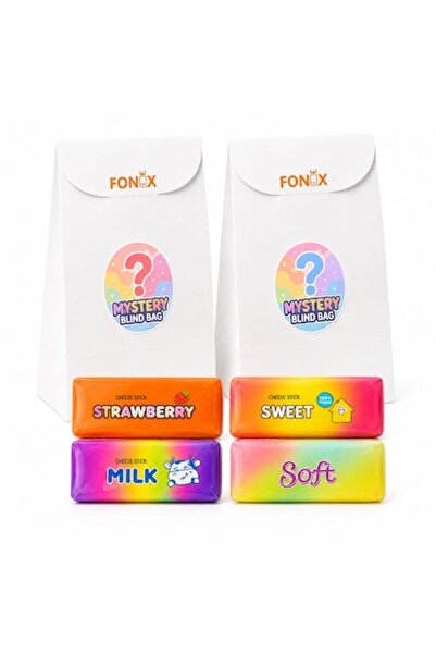 FONIX Set of 2 Mystery Bags with Squishy Butter Cheess, Slow Rising Anti-Stre...