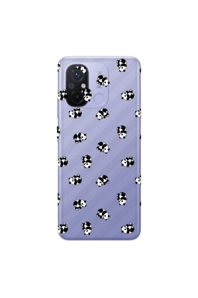 Other Xiaomi Redmi 12C Small Pandas Transparent Silicone TPU Θήκη