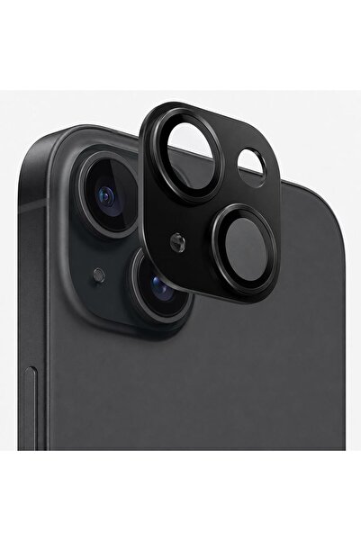 Mi7a iPhone 15 / 15 Plus Uyumlu Full Kamera Lens Koruyucu Tam Kaplama Kamera ...