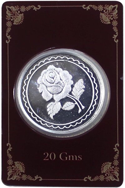 Generic Silver 999 Flower Design Sabeeka/Coin 20g