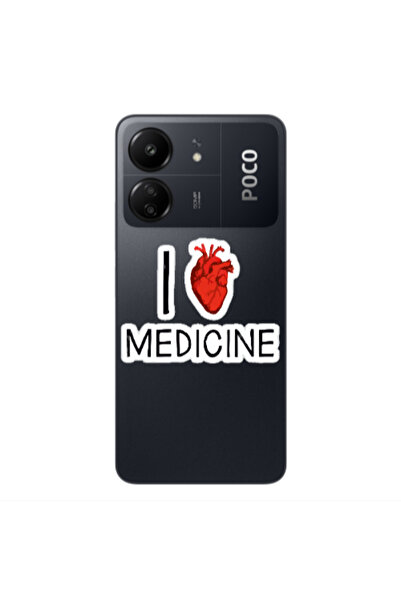 Other Xiaomi Poco C65 I Love Medicin Transparent Silicone TPU Θήκη