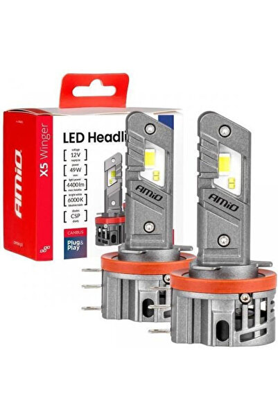 AMIO Λάμπες Αυτοκινήτου και Μοτοσικλέτας X5 Winger H15 Canbus LED 6000K Ψυχρό...