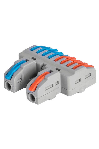 POWERTECH Σφιγκτήρας 10 θέσεων 8 ακίδων σε 2 ακίδες (TOOL-0109) 5 τεμάχια