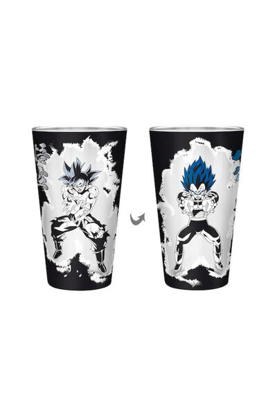 Abysse Dragon Ball - Ποτήρι Γκόκου Βετζέτα από Γυαλί σε Μαύρο Χρώμα 400ml 1 τ...