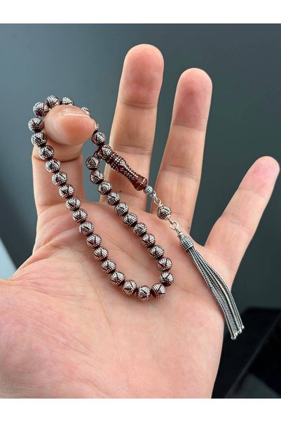 tesbihay Silver Craftsmanship Ankle-Length Kuka with Henna