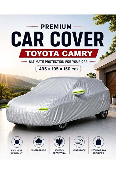 zeetwo Waterproof UV Resistant Full Car Cover for Toyota Camry - All Weather ...