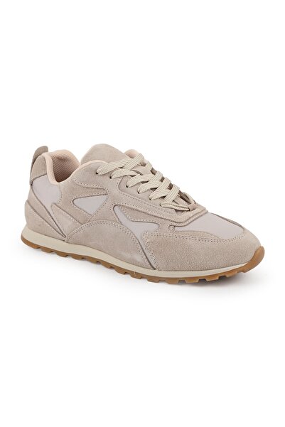 LBR Women's Sneaker Lace-Up Suede Detailed Retro Casual Sports Shoes Thermo S...