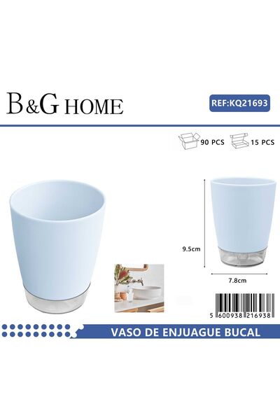 Tradesor Θήκες οδοντόβουρτσας πλαστικές σε σετ 5Χ - Light Blue - 21693