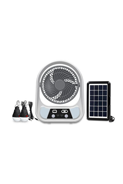 Dessa Ventilator portabil cu încărcare solară, funcție de power bank și ilumi...