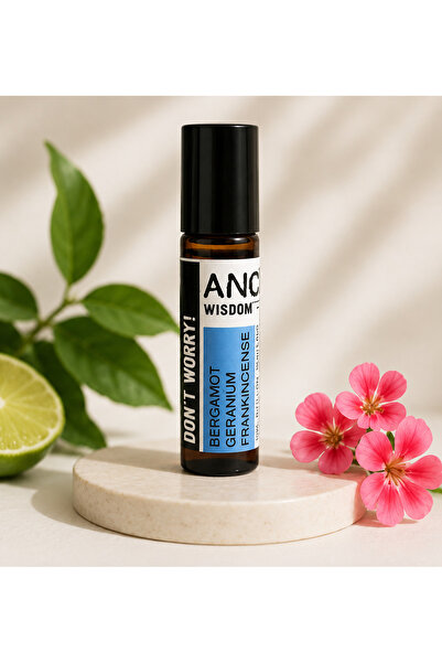 OEM Roll-On Aromaterapie Don't Worry 10 ml – Bergamotă, Geranium și Tămâie (F...