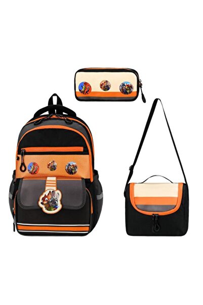 Baginn Τσάντα Δημοτικού Σχολείου Unisex 3 τεμαχίων 40*30 εκ. Κουτί μεσημεριαν...
