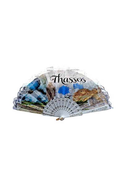 Tradesor Βεντάλια χειρός Souvenir - Σετ 12 τεμάχια - Thassos - 216463