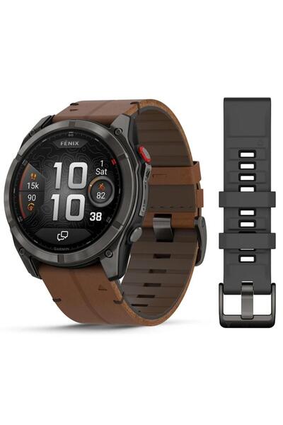 Garmin Fenix 8 Pro Smartwatch 51mm AMOLED Titan LTE GPS 10 ATM Gri/Maro