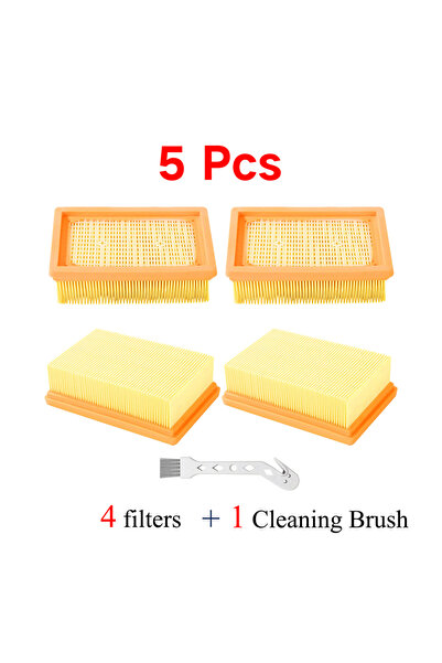 Choice1 5 Pcs HEPA Filter for Karcher MV4 MV5 MV6 WD4 WD5 WD6 Wet&Dry Vacuum ...