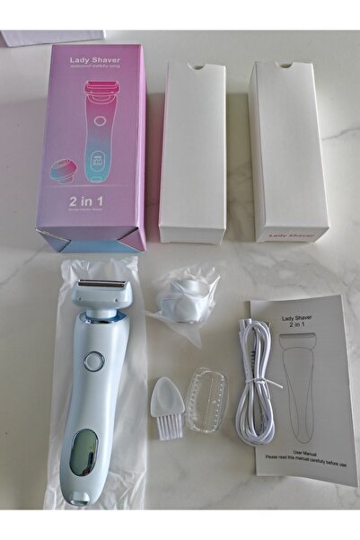 Choice1 Blue-02 HOMEFISH Women's 2-in-1 Electric Shaver & Bikini Trimmer IPX7...