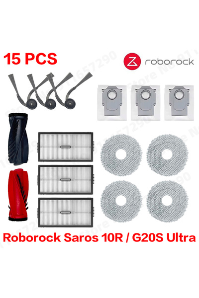 Choice7 roborock Set 5 Compatible for Roborock Saros 10R / G20S Ultra Spare P...