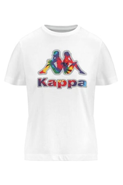 Kappa Tricou din bumbac pieptănat cu imprimeu grafic cu logo, Kappa, Logo Eil...