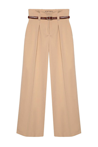 Quzu Kamene ženske pantalone sa detaljima na kaišu 71262