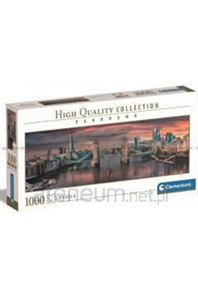 CLEMENTONI Puzzle panoramic de 1000 de piese Peste Râul Thames Cod: 39837
