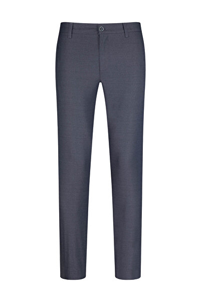 Hatemoğlu Lacivert Regular Fit Yandan Cepli Pamuklu Jogger Pantolon