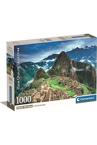 CLEMENTONI Cle Puzzle 1000 Compact Machu Picchu 39770 Cod: 39770