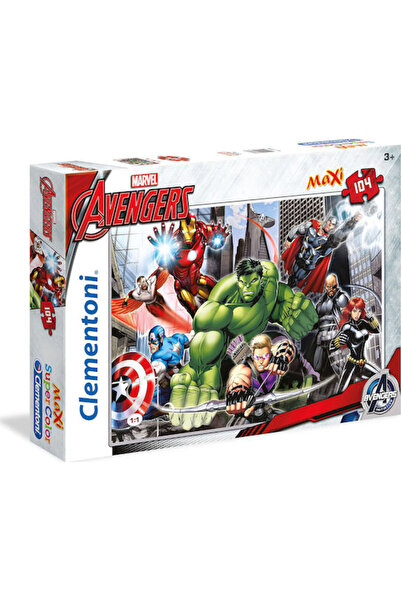 CLEMENTONI Puzzle pentru copii Avengers Gata de luptă, 3+ ani, 104 piese