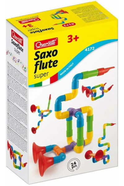 quercetti Jucărie de construcție din plastic Saxoflute Super pentru copii 3+ ...