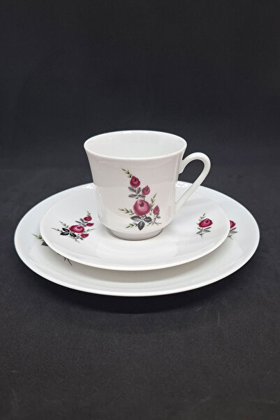 Winterling Röslau German Porcelain Vintage Coffee Cup 3 Pieces 180 ml