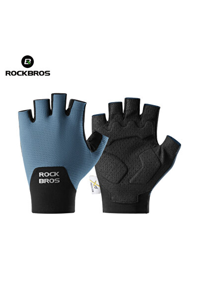choice2 قفازات ركوب الدراجات ROCKBROS XL S403 زرقاء، قفازات دراجات نصف إصبع م...