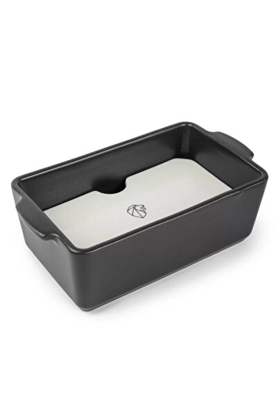 OEM Tava de copt Appolia, ceramica, 30x20cm, negru