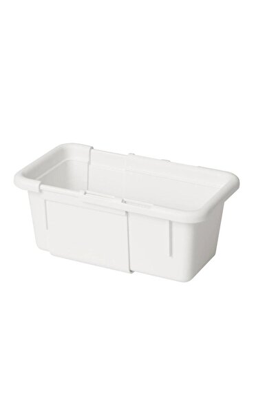 IKEA Expandable Box, White, 13-18X9 cm