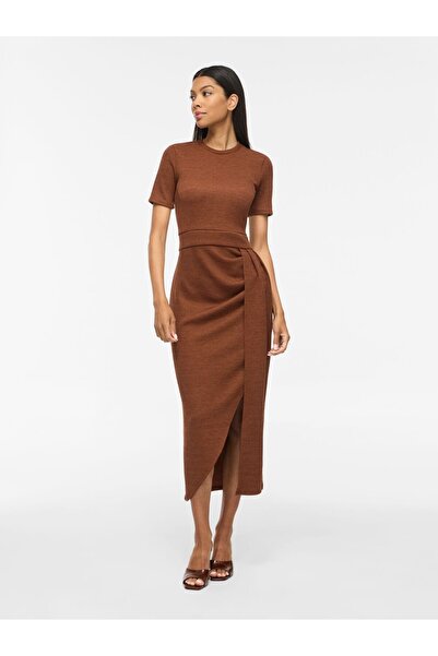 VILA Maxikleid VIRAFFI Kurzärmeliges